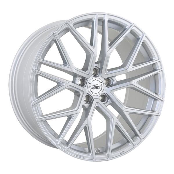 4x Elegance Wheels E2FF 8,5X20 & 9,5X20 Kombination Hyper Silver